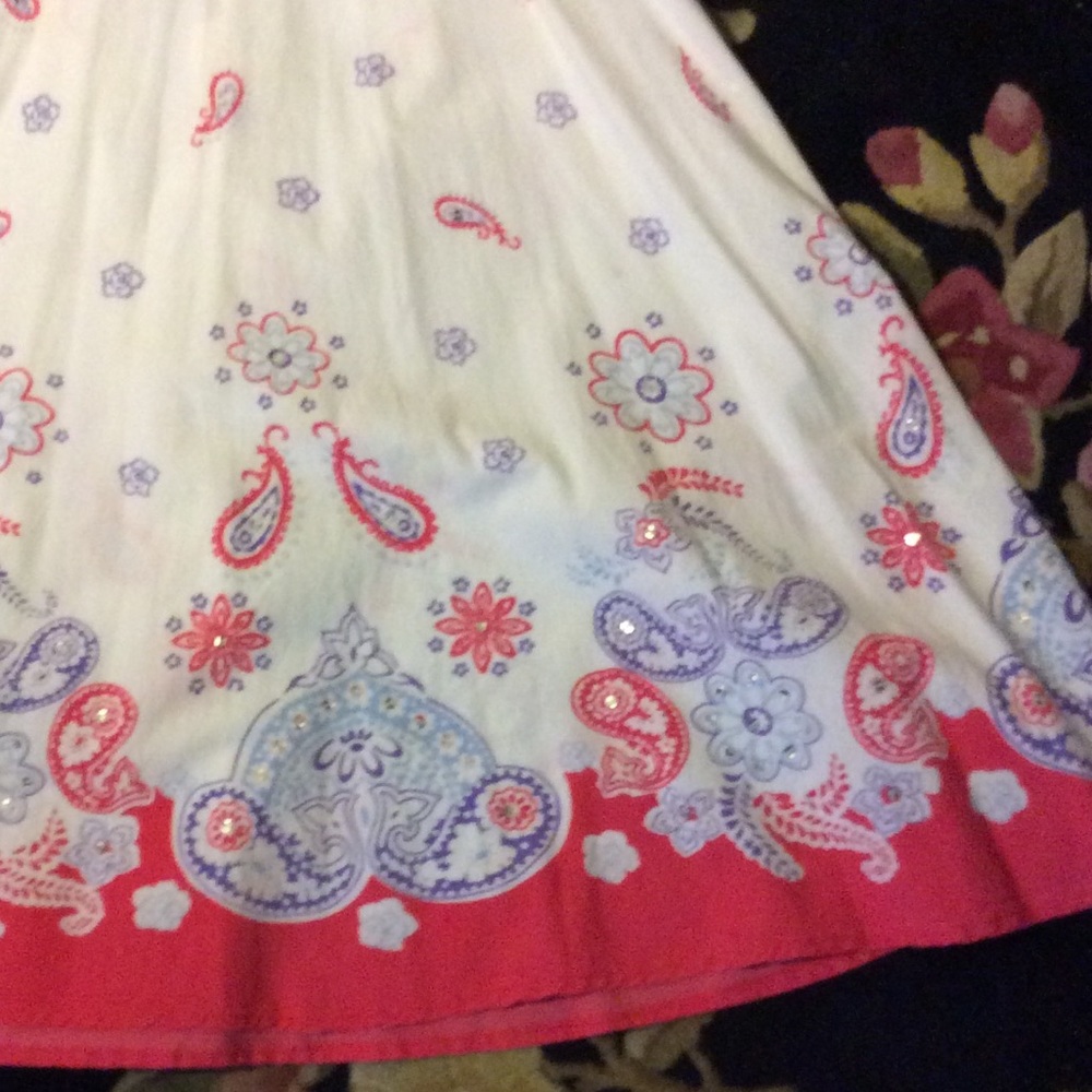 Red white and blue halter top dress - Picture 4 of 4